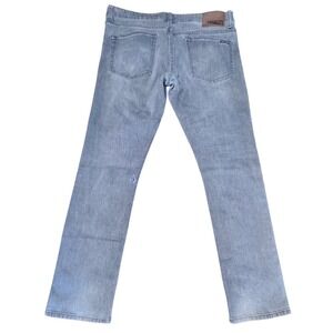 Volcom Jeans Mens 32 Vorta Slim Straight Denim Grey Stretch Skate Streetwear